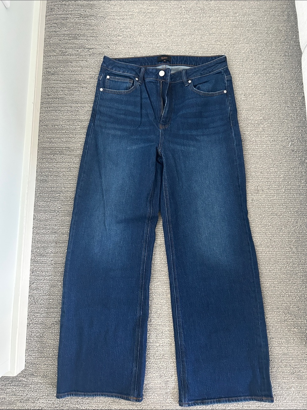 Quince Bella Stretch Wide-Leg Jeans